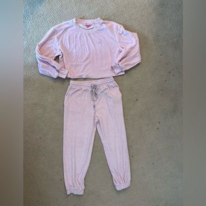 Stoney Clover Lane x Target terry joggers and sweatshirt, size XS and S